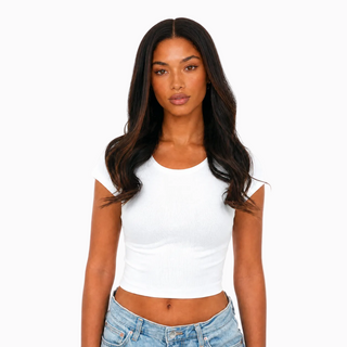 Caitlyn | Echthaarperücke | Schwarzbraun Caramel | Extraliebe