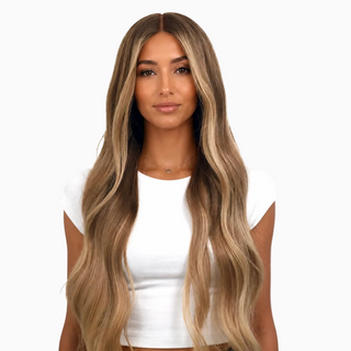 Jennie | Echthaarperücke | Mittelblond Summer Balayage | Extraliebe