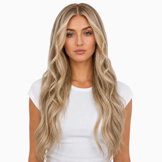 Amy | Echthaarperücke | Beachblonde Balayage | Extraliebe
