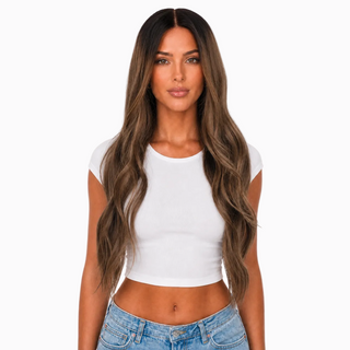Diva | Echthaarperücke | Braun Balayage | Extraliebe