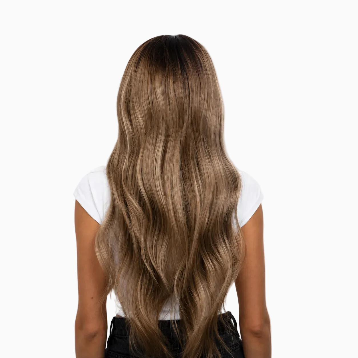 Stella | Echthaarperücke | Dark Blonde Balayage | Extraliebe