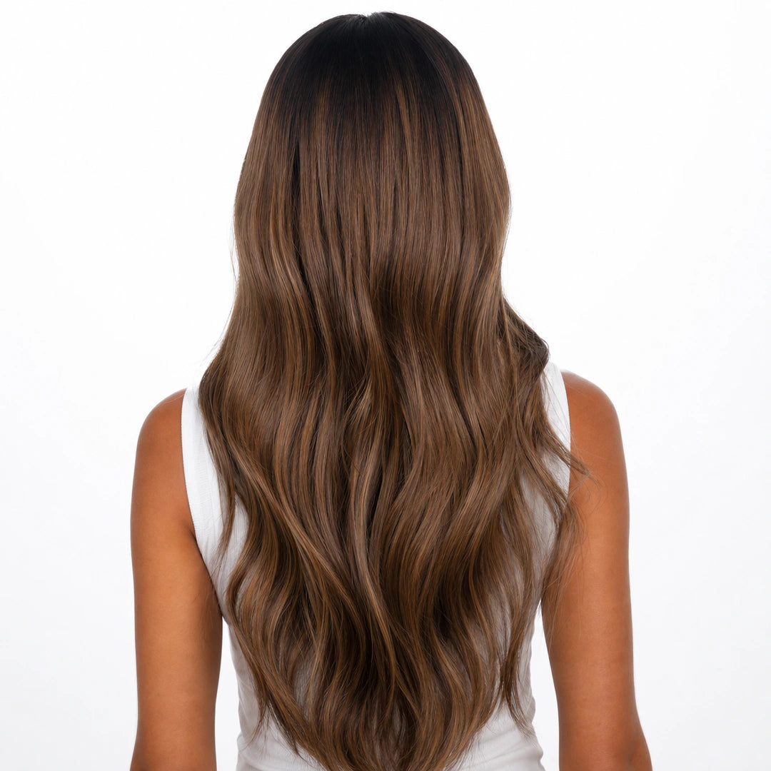 Diva | Echthaarperücke | Braun Balayage | Extraliebe