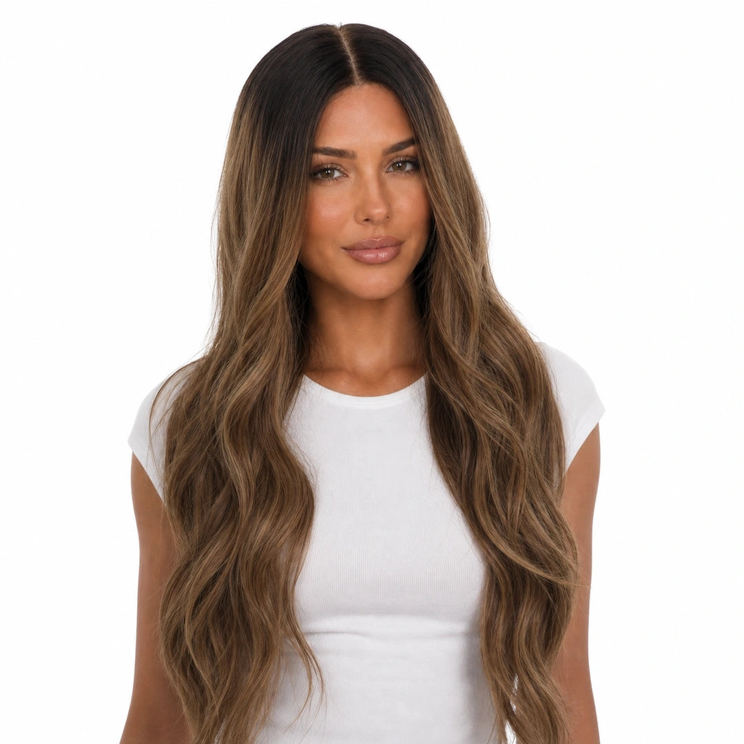 Diva | Echthaarperücke | Braun Balayage | Extraliebe