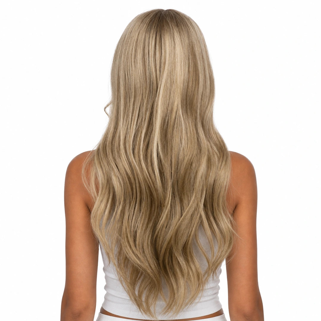 Amy | Echthaarperücke | Beachblonde Balayage | Extraliebe