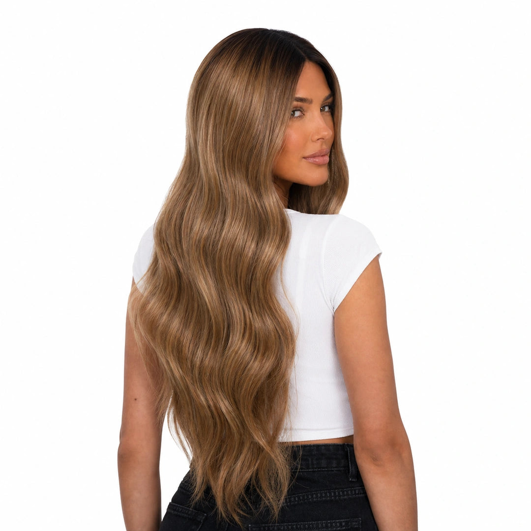 Ina | real hair wig | Mid Caramel Balayage | Extraliebe