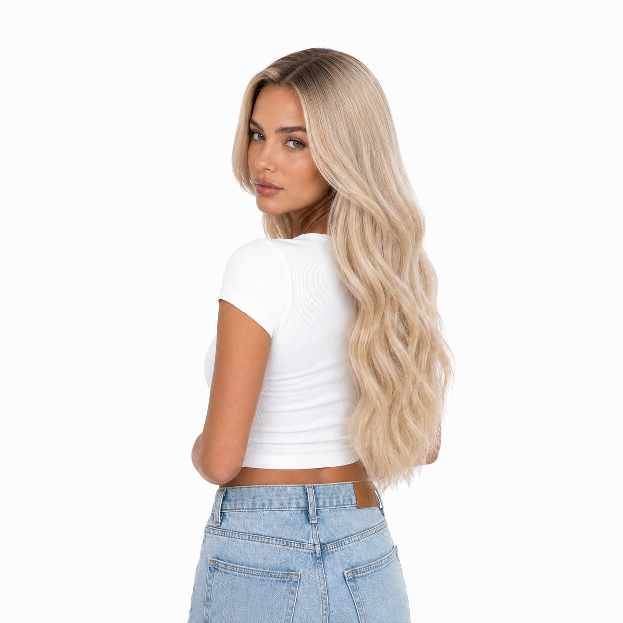 Pearly | Echthaarperücke | Aschblond Eisblond | Extraliebe