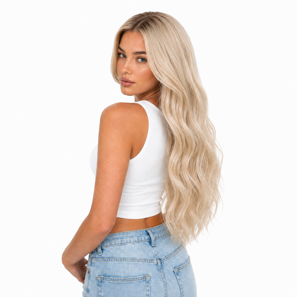 Pearly | Echthaarperücke | Aschblond Eisblond | Extraliebe