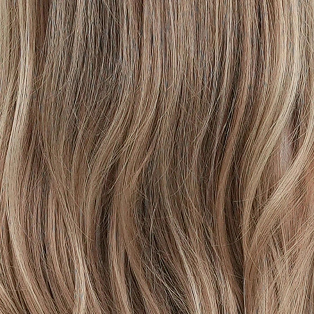 Savannah | Echthaarperücke | Mittelblond Ash Balayage | Extraliebe