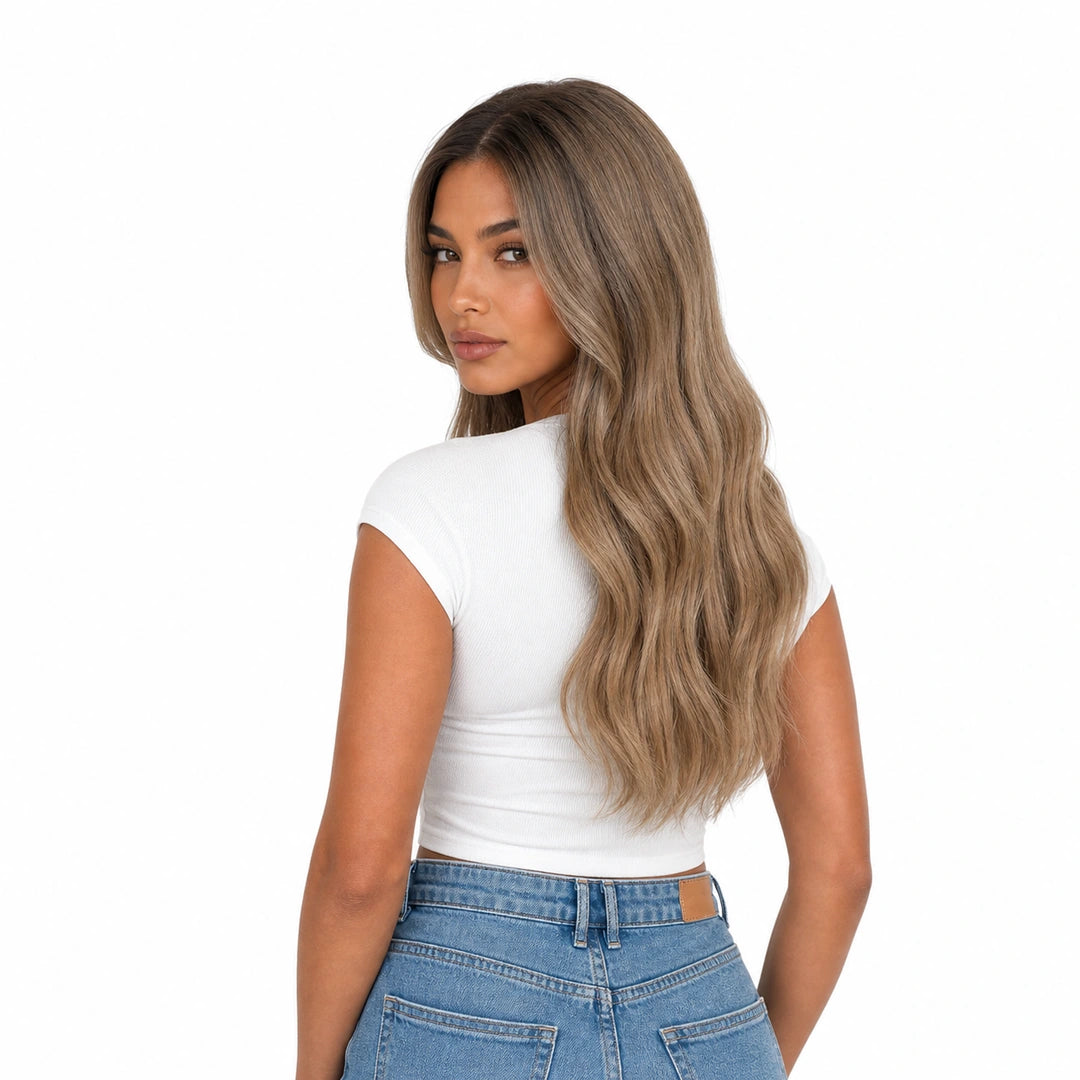 Sisley | Echthaarperücke | Dunkelblond Balayage | Extraliebe