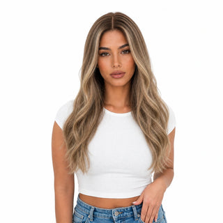 Sisley | Echthaarperücke | Dunkelblond Balayage | Extraliebe
