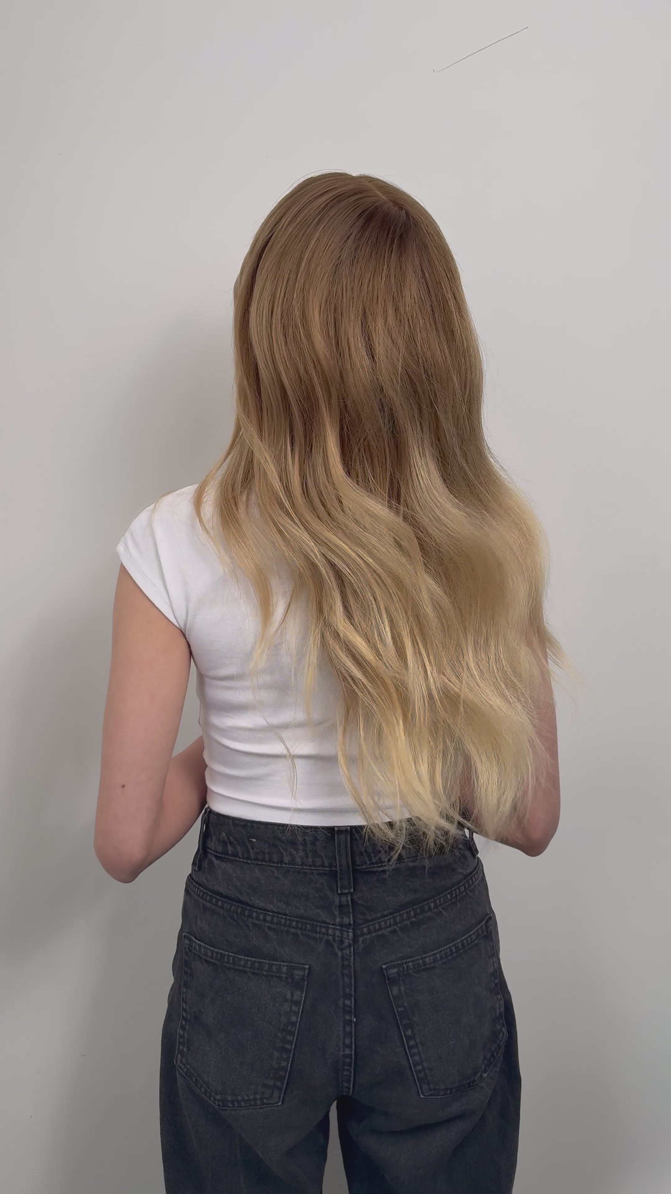 Synnie Mittelblond Golden Balayage