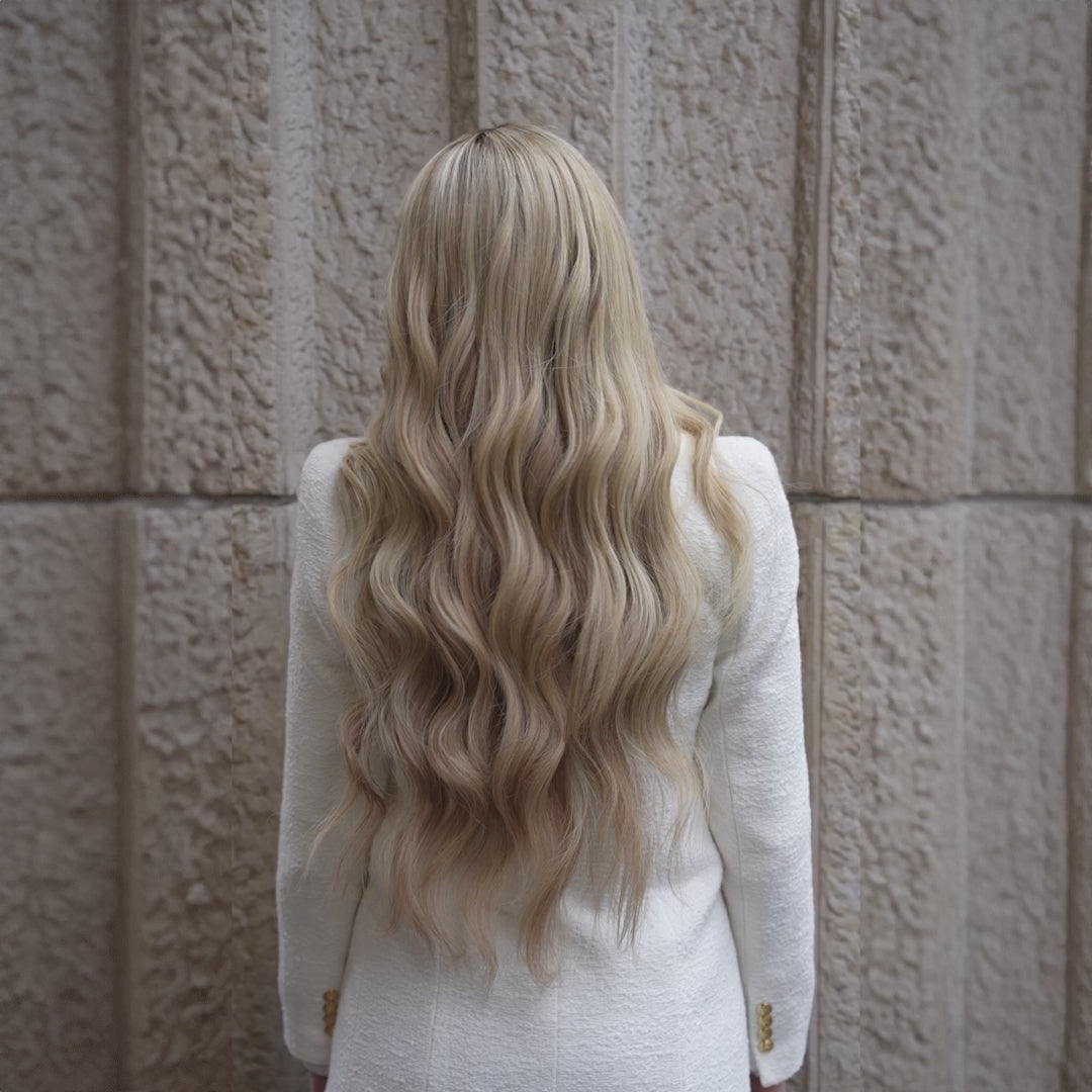 Bohemian Beigeblond Balayage Couture