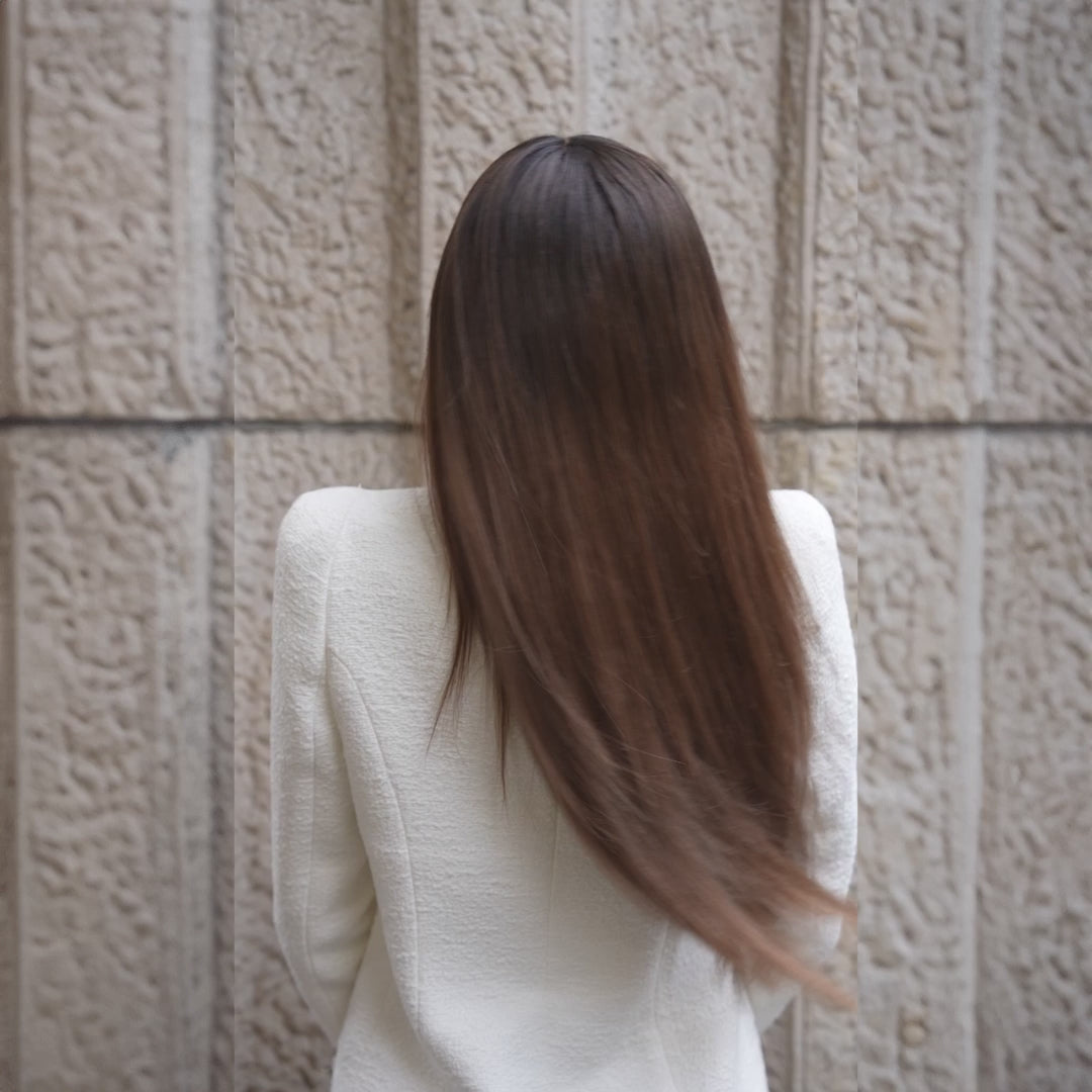 Cora Naturbraun Ombré Couture